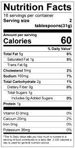 1 Tbsp Ranch Salad Dressing (Reduced Fat)