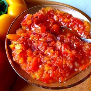 1 Tbsp Red Pepper, Sweet, Boiled, No Salt