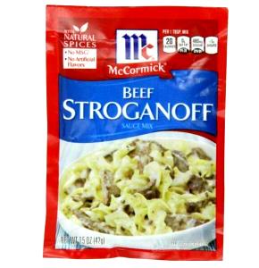 1 Tbsp Seasoning Mix, Beef Stroganoff