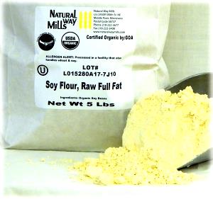 1 Tbsp Soy Flour, Full-Fat, Raw