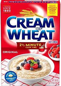 1 Tbsp Wheat Cereal, No Added Salt