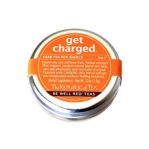 1 tea bag (1.3 g) Be Well Red Teas - Get Charged