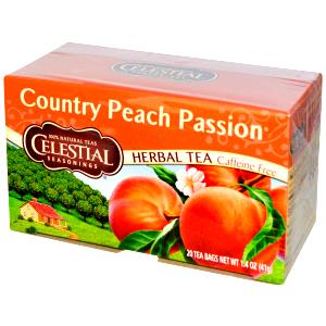1 tea bag (2 g) Country Peach Passion Herbal Tea