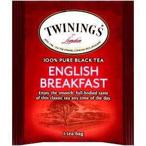 1 tea bag (2 g) English Breakfast Black Tea