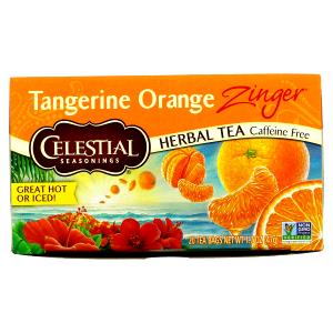 1 tea bag (2 g) Tangerine Orange Zinger Herbal Tea