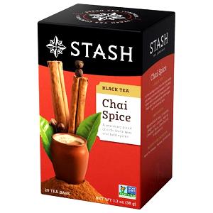 1 tea bag (2.5 g) Spiced Chai Black Tea Tea Bags