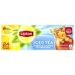 1 tea bag (6 g) Naturally Decaffeinated Iced Tea Brew Bags (Family Size)