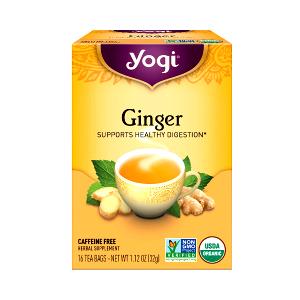 1 tea bag (8 oz) Ginger Tea