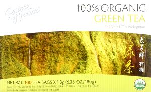 1 tea bag (8 oz) Green Tea