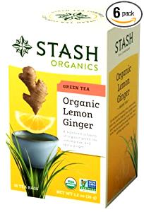 1 tea bag Lemon Ginger Green Tea