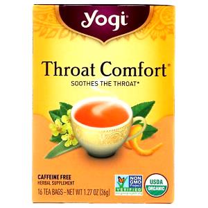 1 tea bag (makes 8 fl oz) Throat Comfort