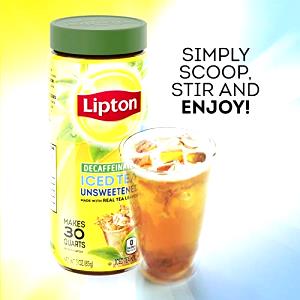 1 Teacup (6 Fl Oz) Instant Tea Unsweetened Decaffeinated (made From Powdered)