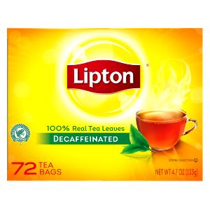 1 Teacup (6 Fl Oz) Presweetened Leaf Tea with Sugar Decaffeinated