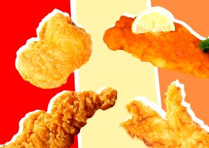 1 Tender, NFS Breaded Chicken Patty, Fillet or Tenders
