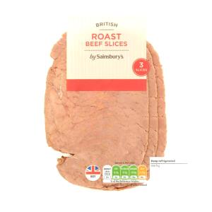 1 Thick Slice (approx 4-1/2" X 2-1/2" X 3/8") Roast Beef