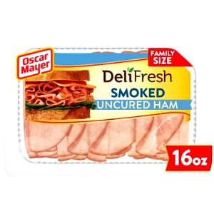 1 Thick Slice Prepackaged (approx 4-1/8 X 4-1/8 X 3/16) Extra Lean Sliced Deli Turkey Ham