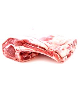 1 Thin Slice (approx 3" Dia X 1/8") Lamb Shoulder (Lean and Fat Eaten)