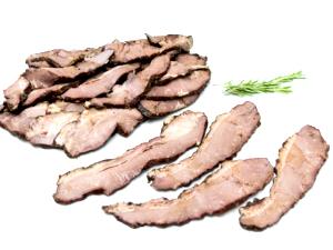 1 Thin Slice (approx 4-1/2" X 2-1/2" X 1/8") Beef Brisket (Lean Only Eaten)