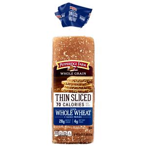1 Thin Slice Toasted 100% Whole Wheat Bread