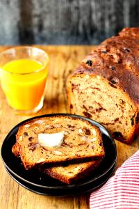1 Thin Slice Toasted Whole Wheat Bread with Raisins