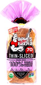 1 Thin Slice Wheat or Cracked Wheat Bread