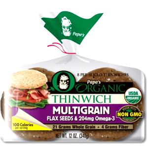 1 thinwich (43 g) Organic Multigrain Thinwich