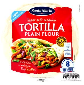 1 toritilla (40 g) Plain Flour Tortilla