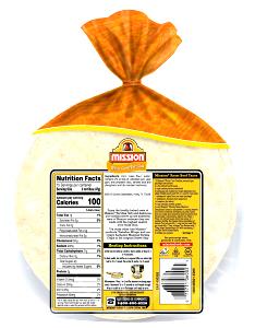 1 tortilla (25.5 g) Soft Taco Size White Corn Tortillas