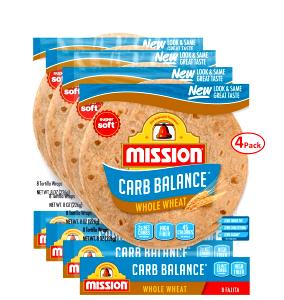1 tortilla (28 g) Carb Balance Small Fajita Tortillas