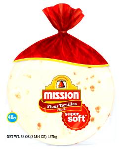 1 tortilla (28 g) Flour Tortillas (Fajita Size)