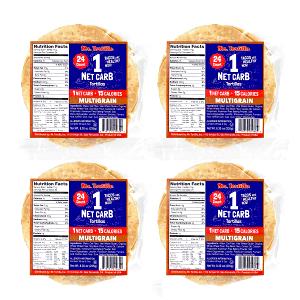 1 tortilla (39 g) Multi Grain Low in Carbs Gourmet Tortillas