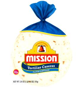 1 tortilla (40 g) Casera Style Flour Tortillas (40g)