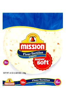 1 tortilla (40 g) Flour Tortillas (Super Size)