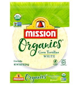 1 tortilla (41 g) Organic White Corn Tortillas