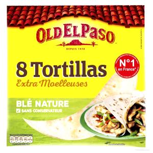 1 tortilla (41 g) White Tortillas