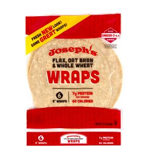 1 tortilla (42 g) Flax, Oat Bran & Whole Wheat Flour Tortillas