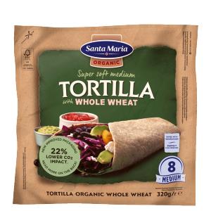 1 tortilla (42 g) Organic Wheat & Corn Flour Tortillas