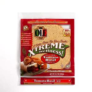 1 tortilla (45 g) Extreme Wellness Tomato Basil Tortillas