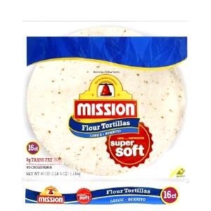 1 tortilla (45 g) Flour Tortillas (45g)