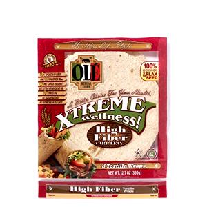 1 tortilla (45 g) Xtreme Wellness High Fiber Carb Lean
