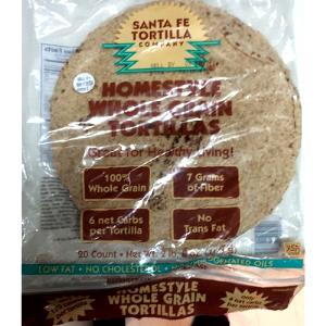 1 tortilla (57 g) Homestyle Whole Grain & Flax Tortilla Wraps