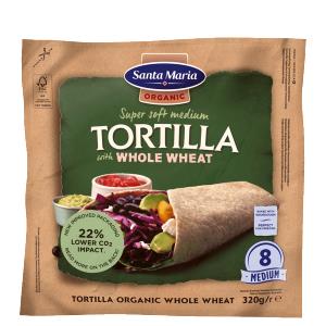 1 tortilla (57 g) Organic Whole Wheat & Corn Flour Tortillas