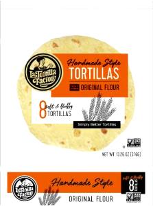 1 tortilla (58 g) Hand Made Style Flour Tortillas