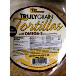 1 tortilla (61 g) Truly Grain Tortillas with Omega-3