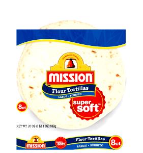 1 tortilla (70 g) Mission Burrito 10" Flour Tortilla