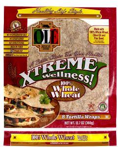 1 tortilla (71 g) Extreme Wellness 100% Whole Wheat