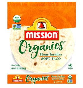 1 tortilla (71 g) Organic Flour Tortillas (71g)