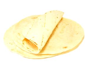 1 Tortilla (approx 7-8" Dia) Flour Tortillas (Without Added Calcium)