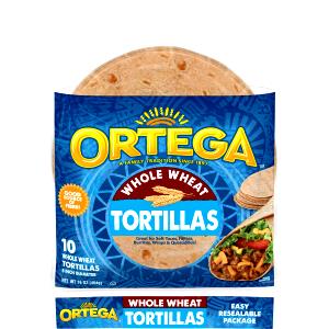1 Tortilla Ortega Whole Wheat Tortillas