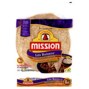 1 Tortilla Tortilla, Life Balance Medium Soft Taco Whole Wheat